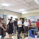 河东区区委书记李建成等辅导冒雨到访乐聆智慧养老调查